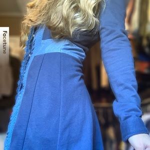 Vintage Free People boho midi jacket